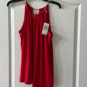 NWT Michael Michael Kors red top Size Medium